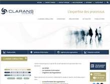 Tablet Screenshot of clarans-consulting.com